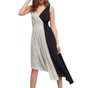 Anthropologie Maeve black & gray dress